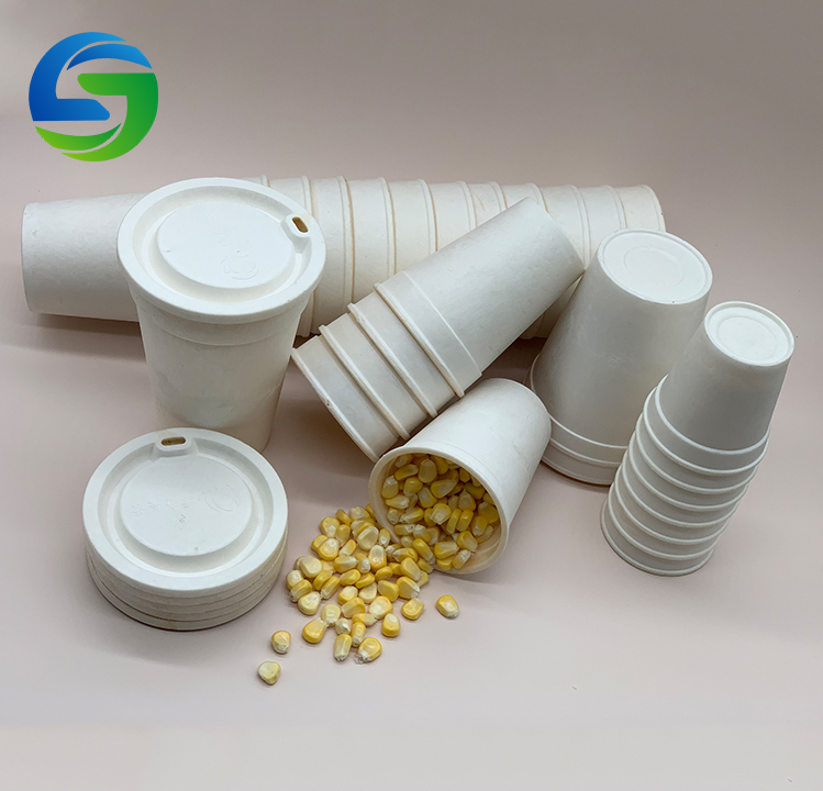 Biodegradable Coffee Cups 8/12/16oz Corn Starch Variety of Sizes