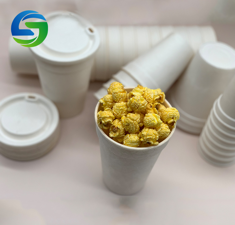 Biodegradable Coffee Cups 8/12/16oz Corn Starch Variety of Sizes