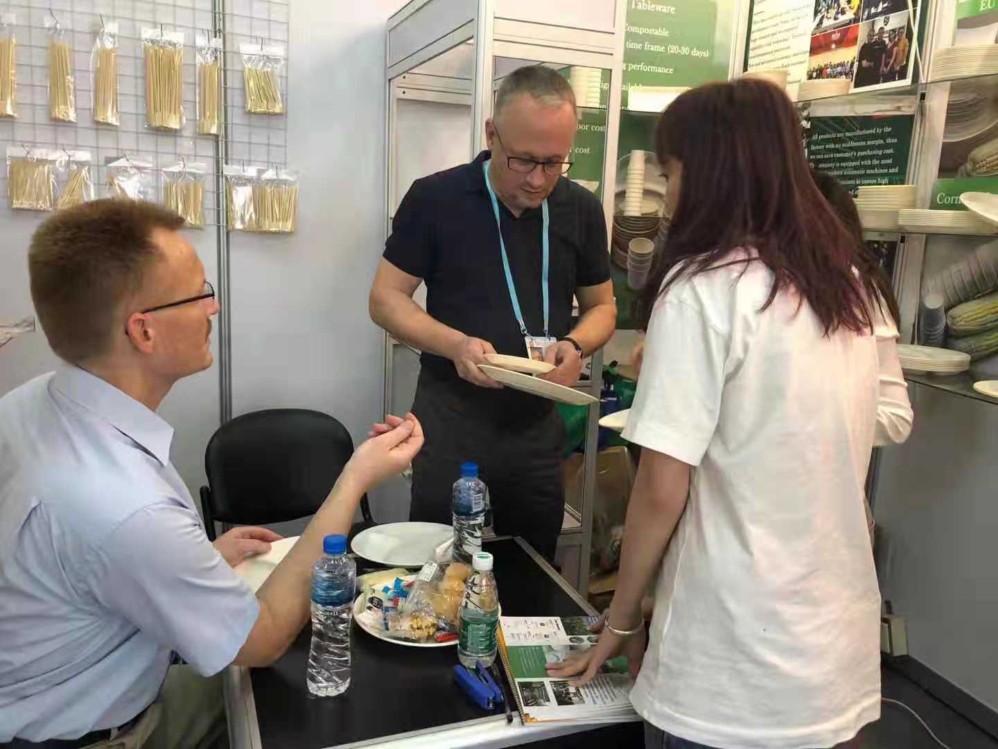 biodegradable corn starch tableware