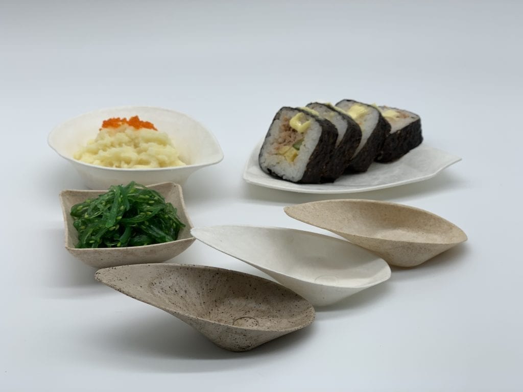 biodegradable dishes for finger food