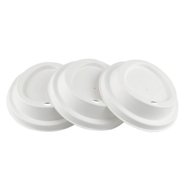 Biodegradable Coffee Cup Lid, Sugarcane Bagasse Pulp Manufacturer
