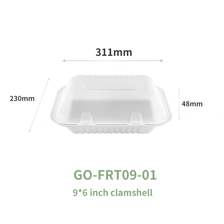 Buy Wholesale China 600ml Disposable Lunch Box Eco-friendly Food Packaging  Bagasse Food Containers Packaging Box & Lunch Box at USD 0.056