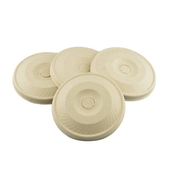 100% Biodegradable Compostable Coffee Paper Cup Dome Lid