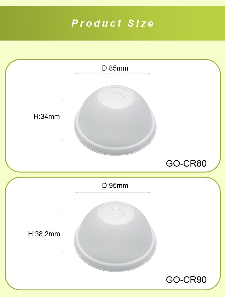 Biodegradable Dome Lids